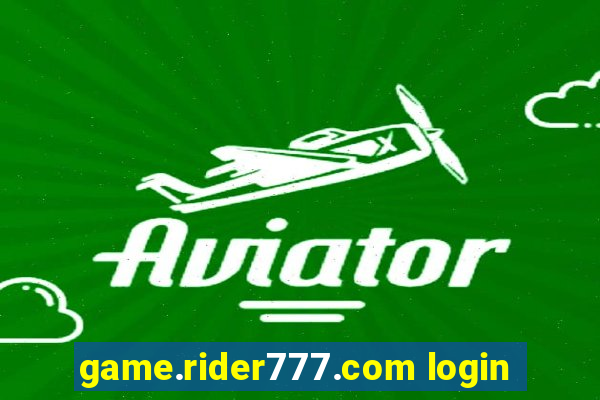 game.rider777.com login